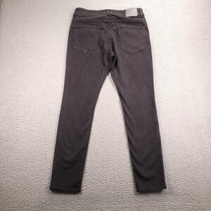 6397 Jeans Size 27 Faded Black Mini Skinny Relaxed Fit Italy Denim 29x28